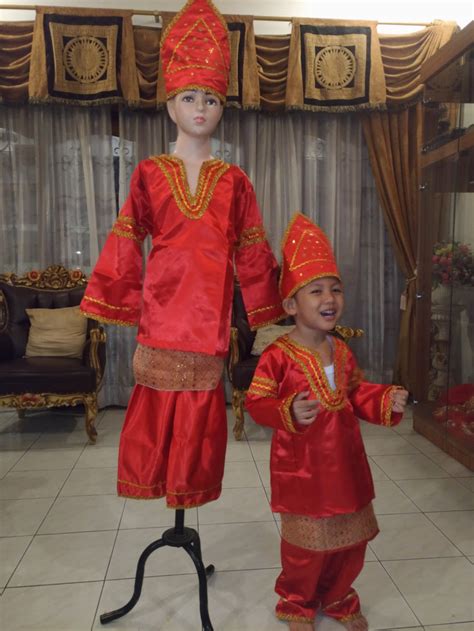 contoh gambar pakaian adat gorontalo baju adat tradisional