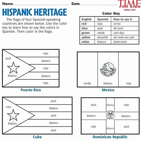 printable hispanic heritage month coloring pages