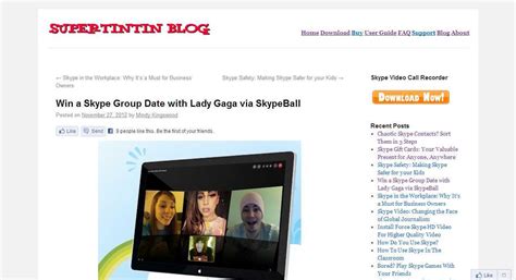 skype video group dating with lady gaga for free