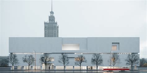 centrum warszawy przy palacu kultury  nauki powstaje muzeum sztuki nowoczesnej investmappl