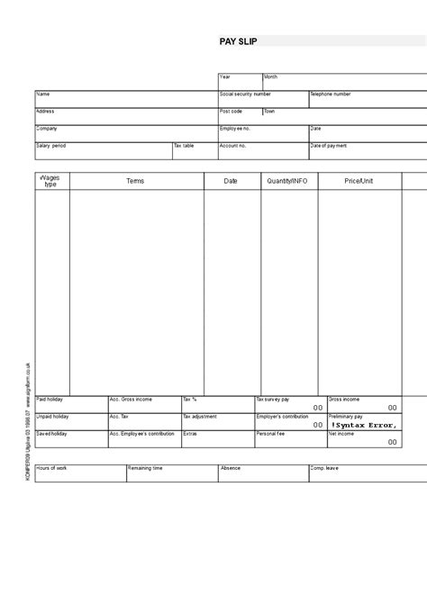 payslips template  excel templates excel templates