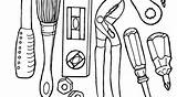 Coloring Tools Tool Belt sketch template
