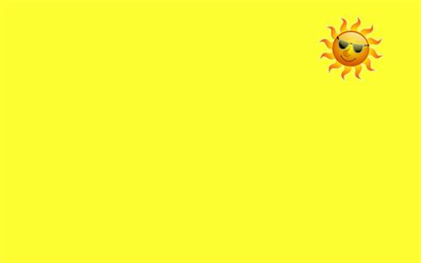 Sun Sunglasses Yellow Smile Smiley Minimalism