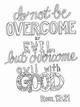 Romans Fromvictoryroad Verses Rom Overcome Lds Journaling sketch template