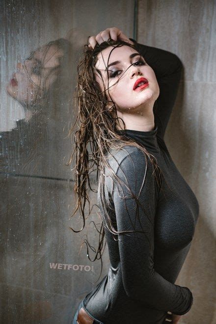 pin on wetlook by seductive girl in soaking wet skinny