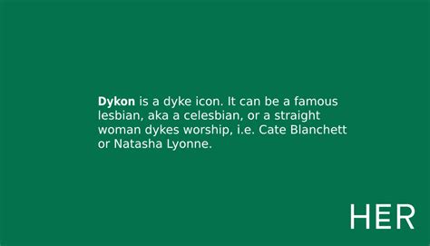 dykon meaning lesbian slang