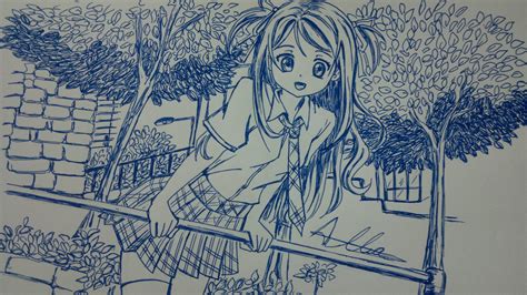 anime girl fanart anime fan art  fanpop