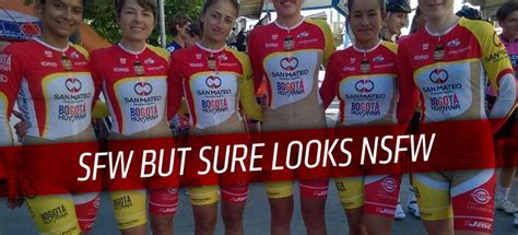this colombian women s cycling team uniform looks pretty