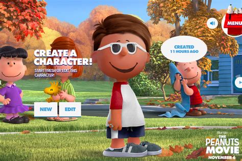 create your own peanuts character with new website for the peanuts