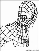 Spiderman Coloring Face Pages Page1 Spider Man Fun Getcolorings Print Getdrawings Printable Sheets sketch template