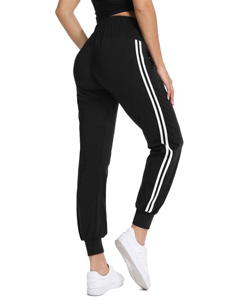 seasum womens athletic joggers pants dry fit workout running sweat pants  pockets