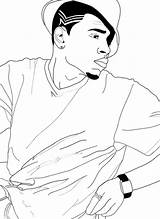 Chris Brown Drawing Coloring Pages Deviantart Template Getdrawings Stats sketch template