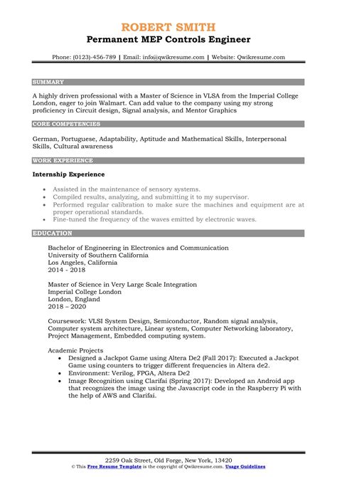 study  experience  resume   include