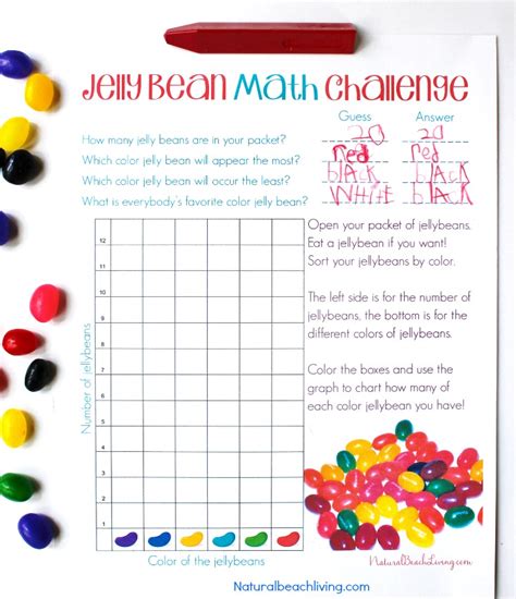 jelly bean math activities  preschool  kindergarten natural