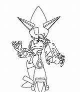Sonic Mecha Sketch Coloring Pencil Metal Mechanical Deviantart Template sketch template