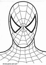 Spiderman Coloring Pages Spider Man Kunjungi sketch template