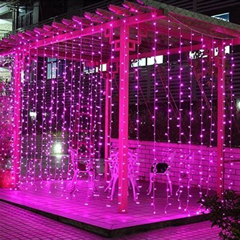 Control Up To 8 Modes Autolizer 100 Led Pink Fairy String Lights Lamp