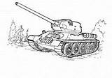 Panzer Kereta Kebal Zeichnen Lukisan Askar Abrams Wie I23 sketch template