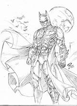 Batman Arkham Rises Superman Coloringhome Jazza Adult sketch template