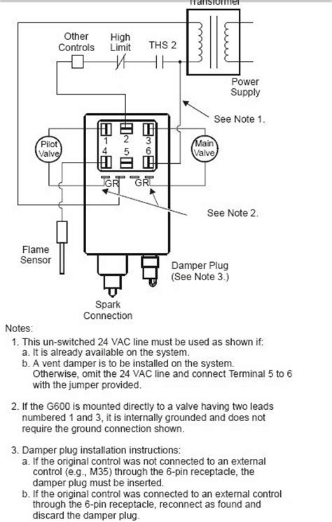 wiring  johnson controls gax   honeywell su gas ignition control