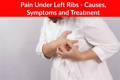 pain  left ribs  symptoms  treatment  healthy apron
