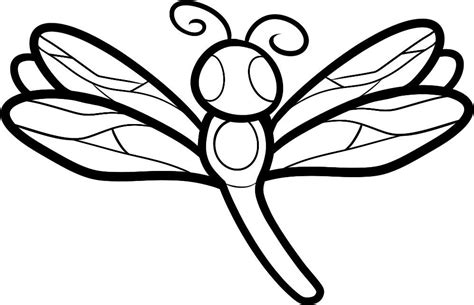 printable dragonfly coloring pages  kids animal place
