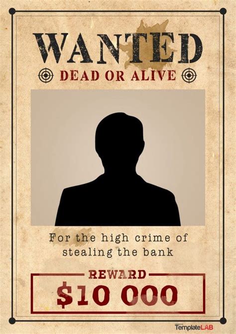 western wanted poster template 1 templatelab exclusive poster