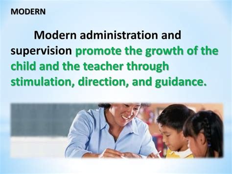 modern  traditional school administration  supervision