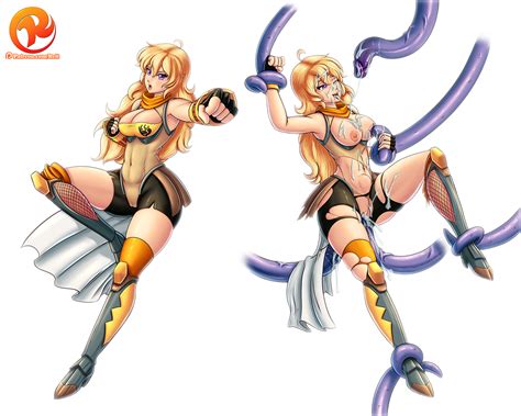 commission two sides of the coin yang xiao long by reit hentai foundry
