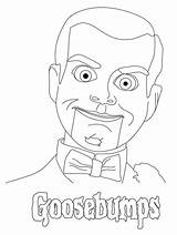 Goosebumps Coloring Pages Horror Printable sketch template