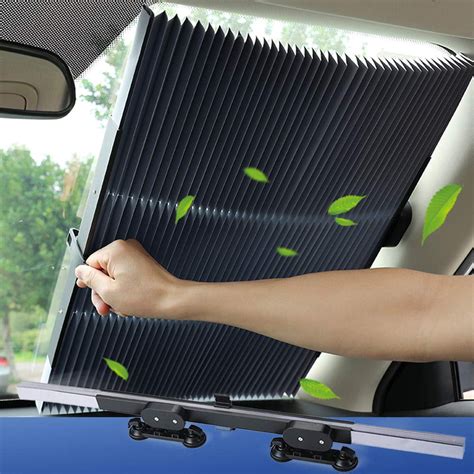 gliving car windshield sun shaderetractable car sun shade  windshield protect vehicles