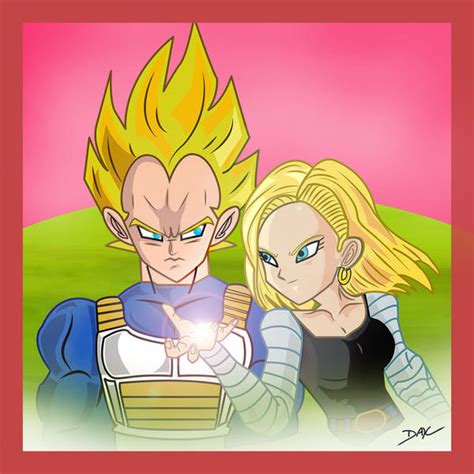 Vegeta Vs Android 18 By Daxview On Deviantart