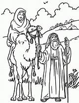 Abraham Biblia sketch template