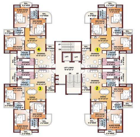 image result  high rise residential floor plan residential