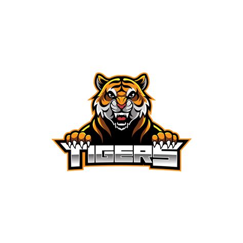 tiger logo mascot graphicsfamily