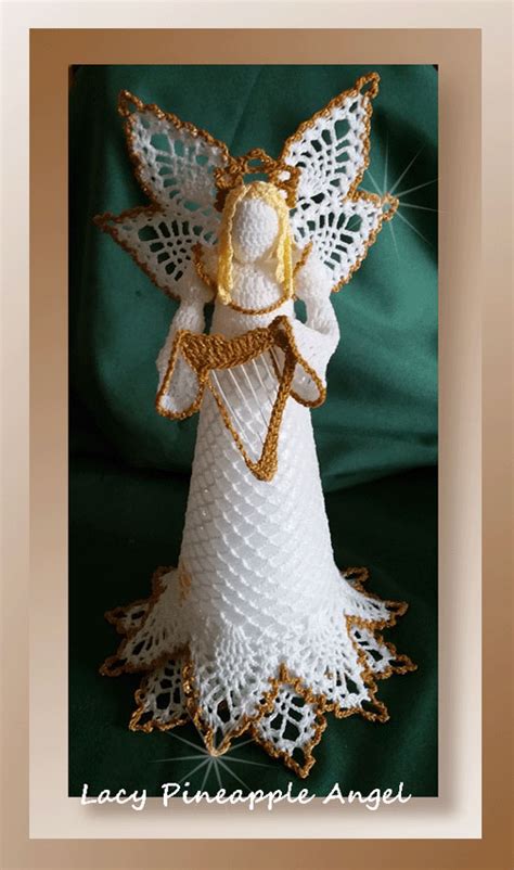 Lacy Pineapple Angel Crochet Christmas Patterns