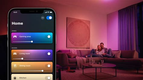 philips hue app update improves  smart lights  home security techradar