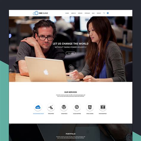view startup website template  images