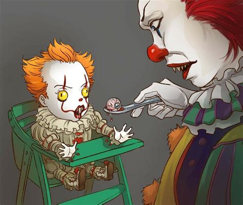 es pennywise pennywise  dancing clown arte horror horror art