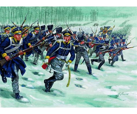 napoleonic wars prussian infantry historical figures  plastic models