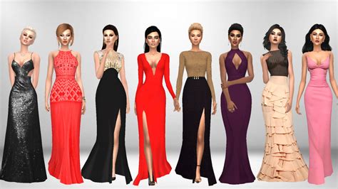Sims4 Lookbook Find — Immortalsims Formal Dresses [xxx