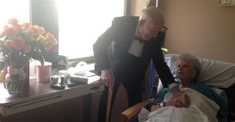 man surprises wife in hospital on 57th anniversary popsugar love and sex