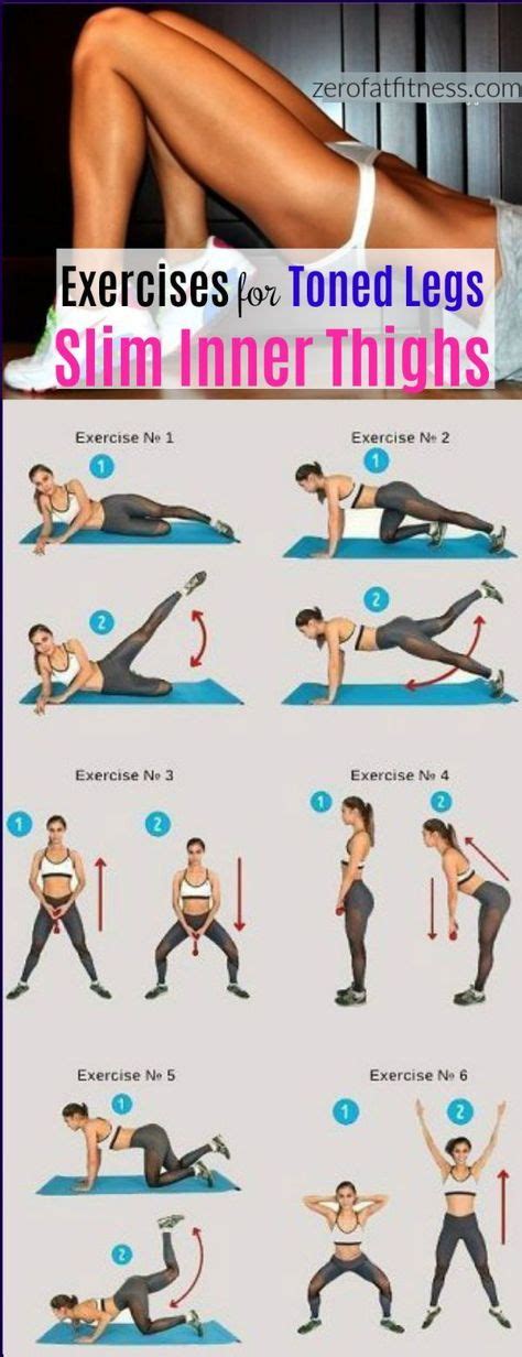 how to tone thighs and legs in 2 weeks perfect leg workouts to slim