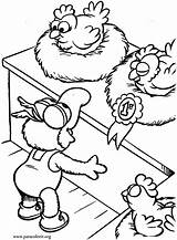 Muppet Gonzo Chickens Colouring Sheet Muppets Rowlf sketch template