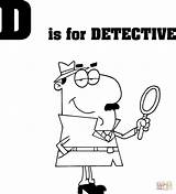 Detective Pages Coloring Getcolorings Fresh Print sketch template
