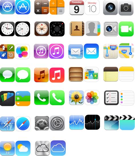 image gallery icons ios  iphone apps