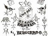 Chicago Drawing Gangs Gang Symbols Chi Town Heraldic sketch template