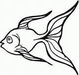 Goldfish Coloring Pages Clipart Fish Outline Printable Kids Drawing Clip Gold Print Cliparts Colouring Simple Cartoon Clipartpanda Animal Book Bestcoloringpagesforkids sketch template