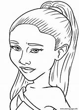 Ariana Coloriage Imprimer Jecolorie Weeknd Ausmalbilder sketch template