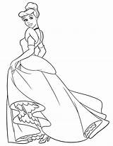 Coloring Pages Getdrawings Cinderealla sketch template